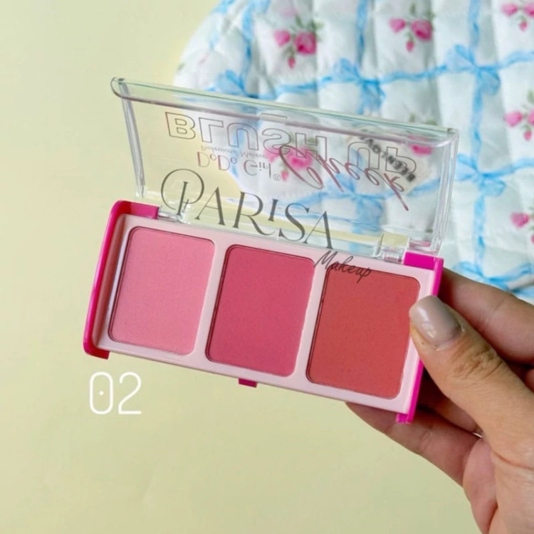 پالت رژگونه 3 رنگ دودوگرل مدل Blush Up Cheek