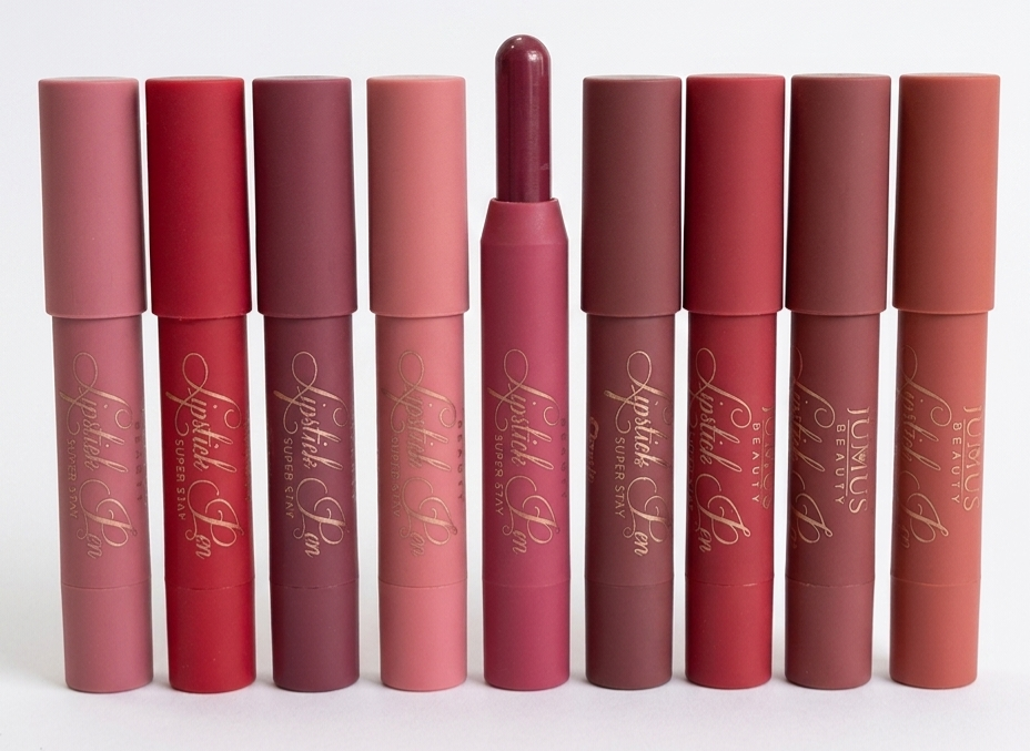 پک ۱۲ عددی رژ لب پیچی ژولیوس مدل Lipstick Pen