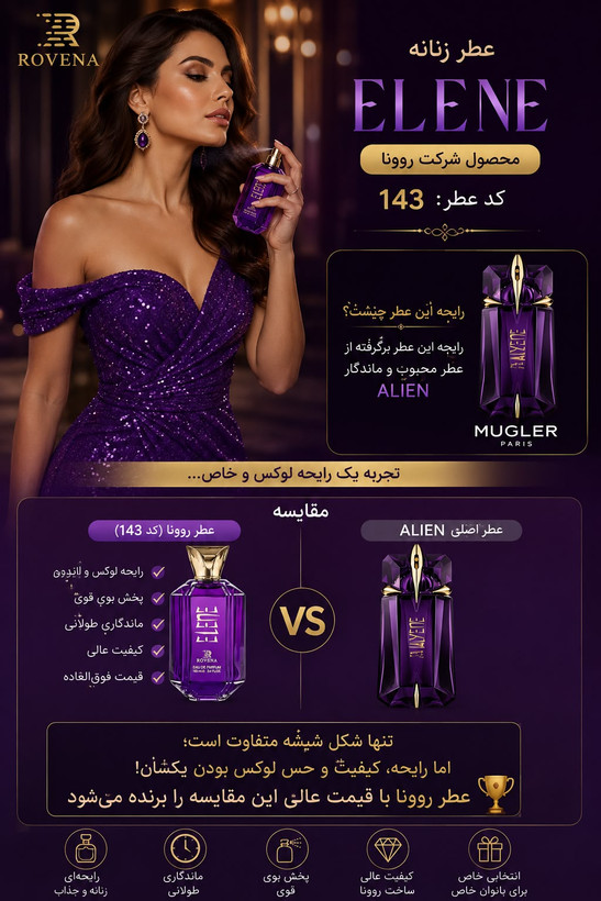ادکلن الین تری مگلر 100 میل روونا