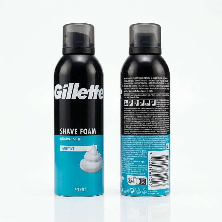 فوم اصلاح صورت Gillette اصل ضد سوزش و خارش